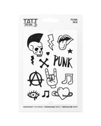 TATTonMe Vodeodolné dočasné tetovačky Punk mix