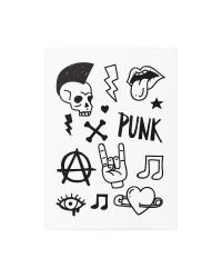 TATTonMe Vodeodolné dočasné tetovačky Punk mix 3