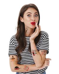 TATTonMe Tetovačky pre ženy Víno sada 5