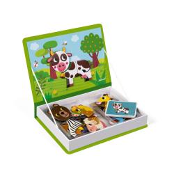 Janod Magnetick kniha skladaka Zvierat Magnetibook 2